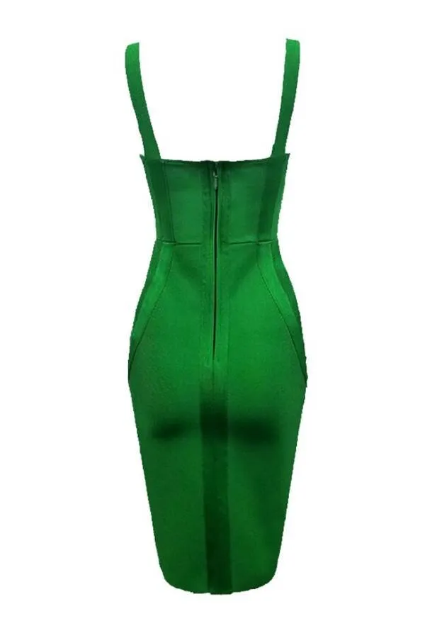 Vestido Green Piruleta Bandage