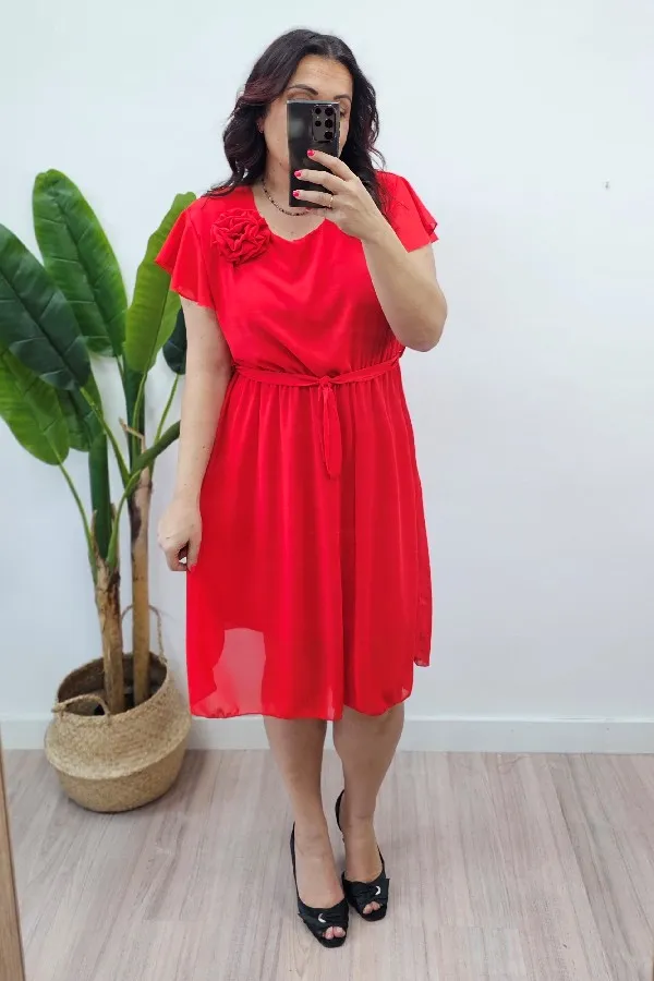 Vestido Jerez Rojo