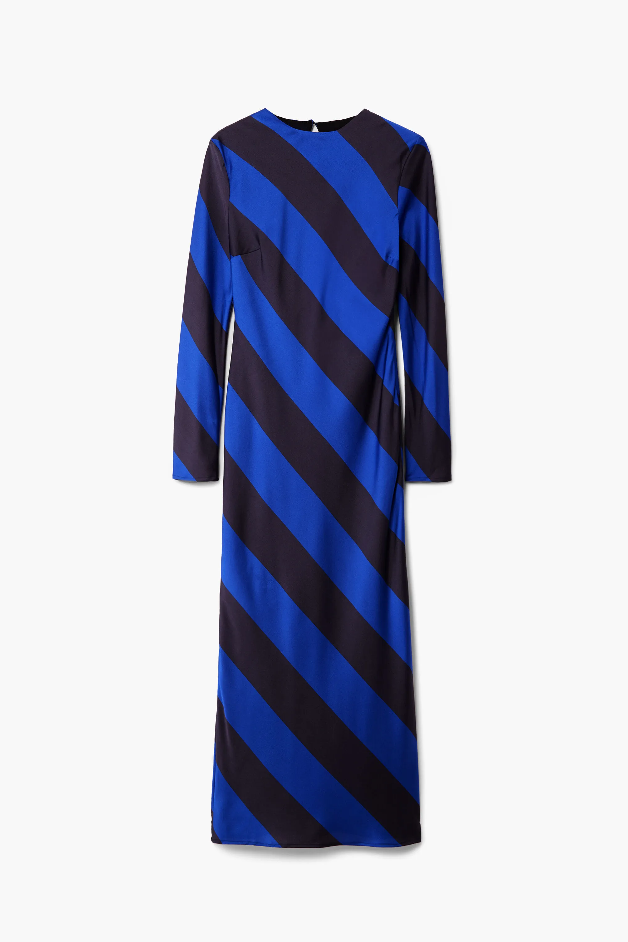 Vestido midi rayas