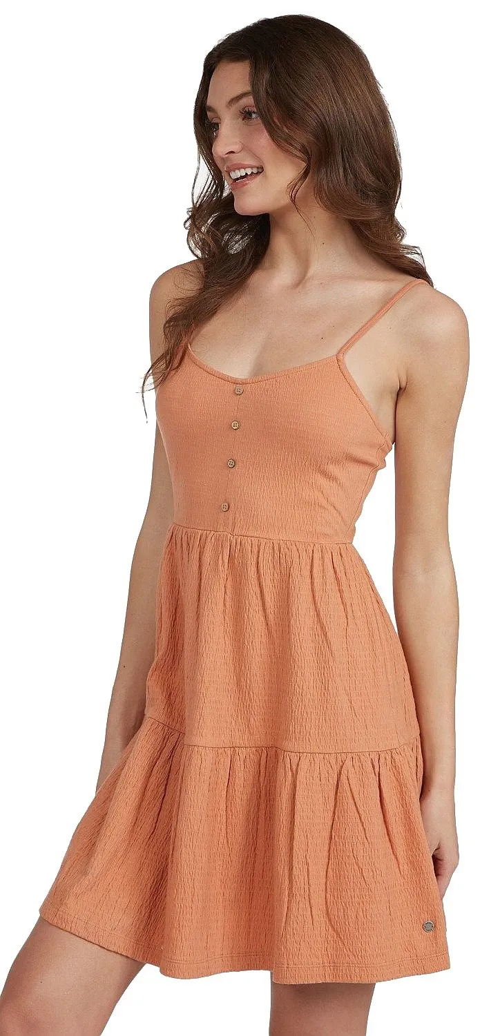 VESTIDO ROXY BEACH HANGS  CKN0/TOASTED NUT  WOMEN´S