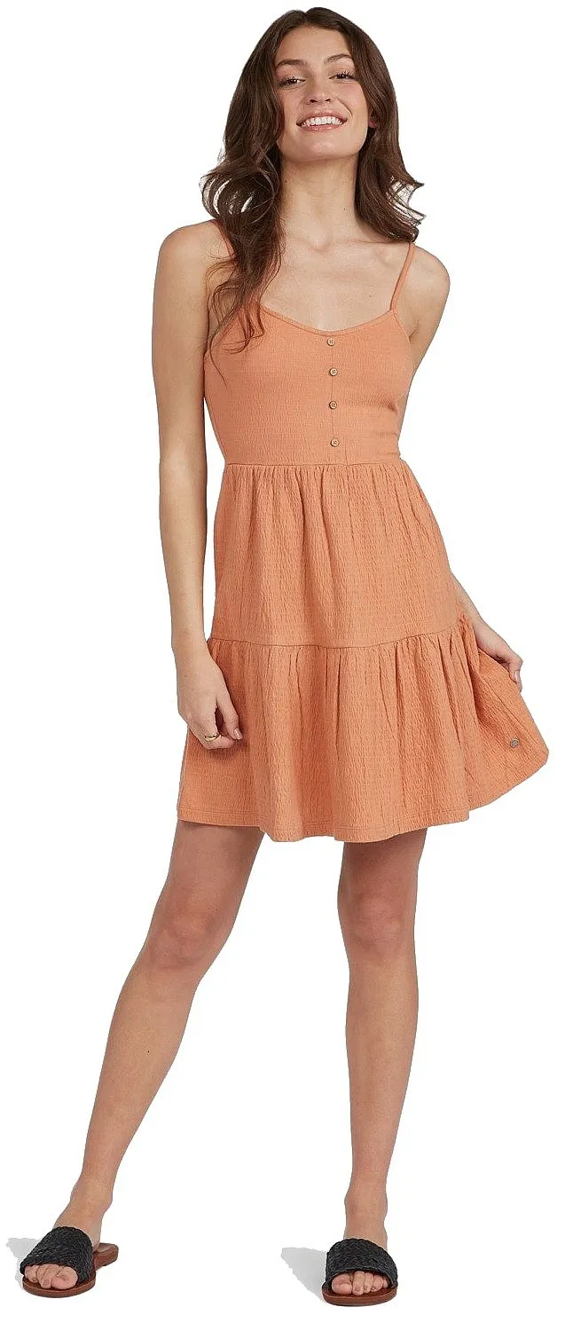VESTIDO ROXY BEACH HANGS  CKN0/TOASTED NUT  WOMEN´S