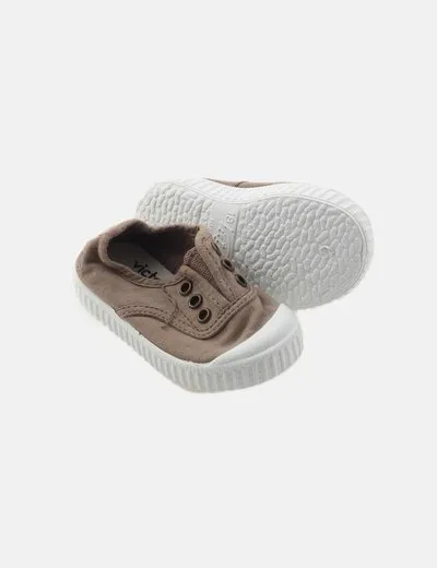 Victoria Zapatillas lona marrones