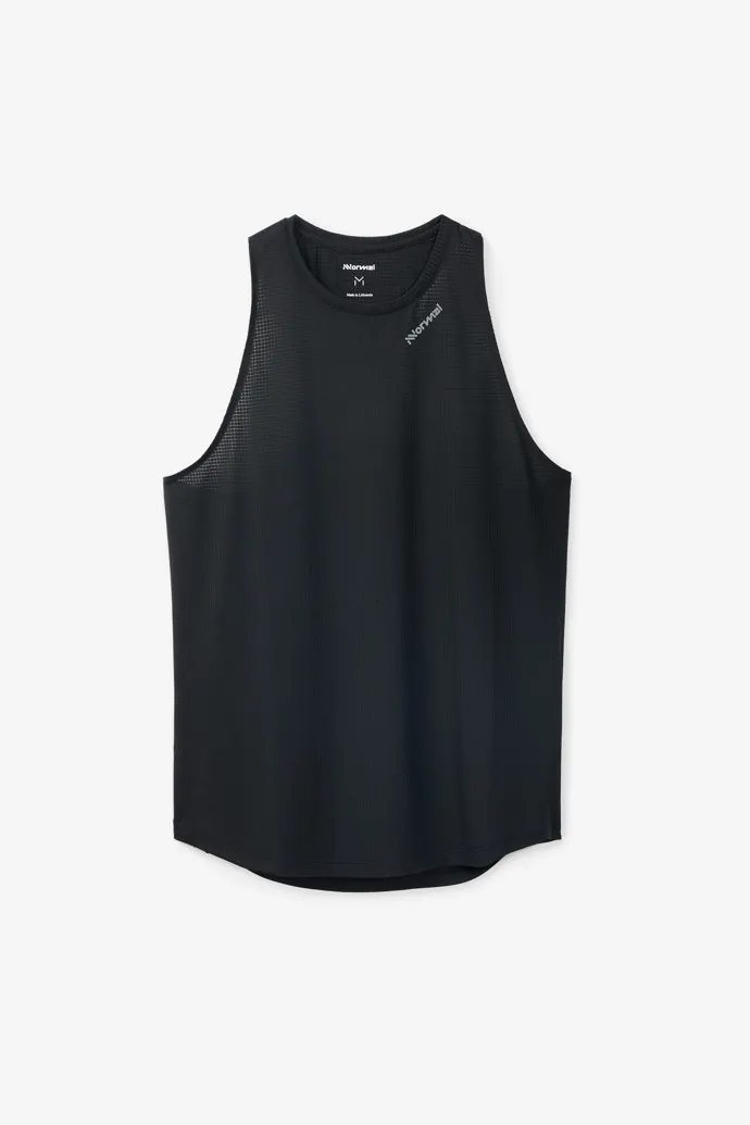 Women’s Race Tank Black Camiseta running negra para mujer