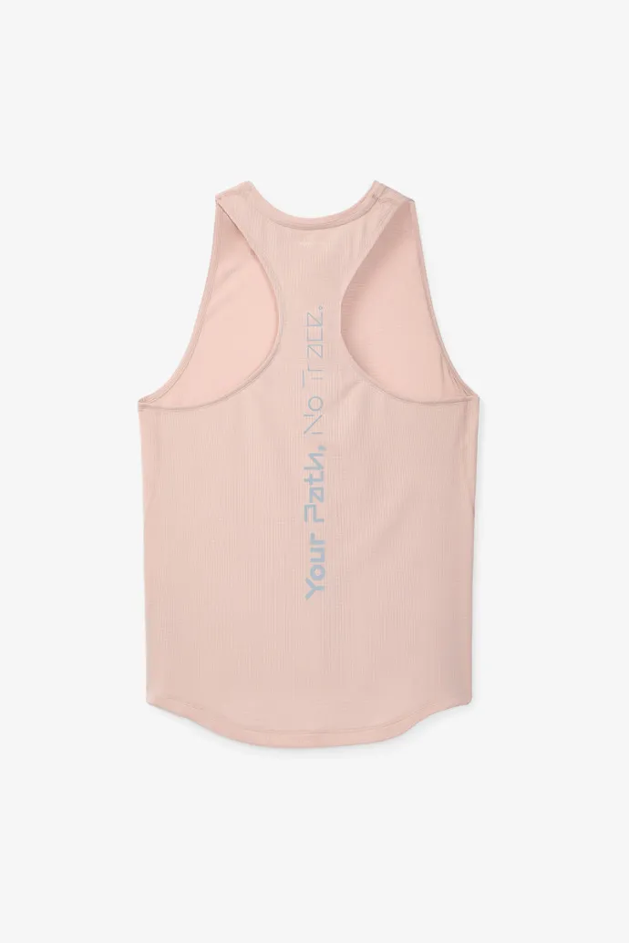 Women’s Race Tank Dusty Pink Camiseta running rosa para mujer