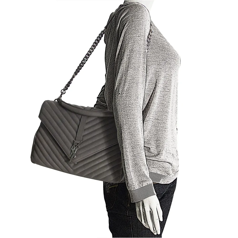 YSL Bolso College Gris