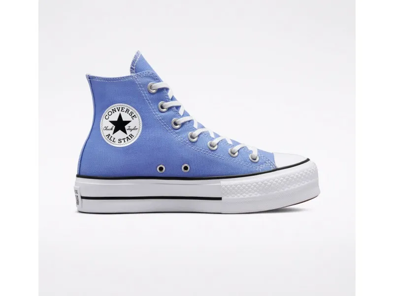ZAPATILLA CONVERSE CHUCK TAYLOR ALL STAR PLATFORM SEASONAL COLOR A00908C EN COLOR AZULÓN