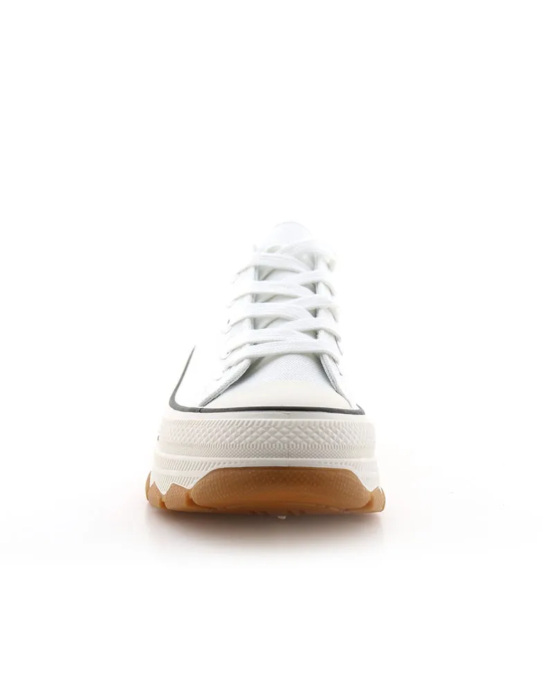 Zapatilla de Lona con Plataforma