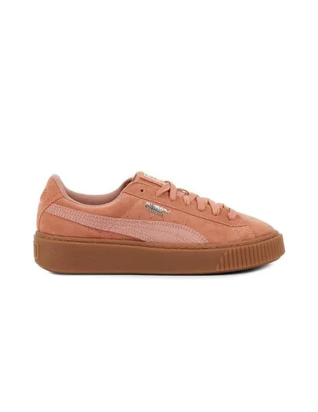 Zapatilla Mujer Puma Suede Platform Animal Rosa