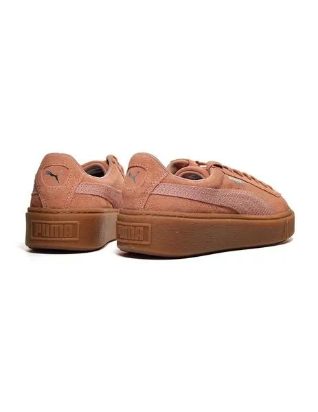 Zapatilla Mujer Puma Suede Platform Animal Rosa
