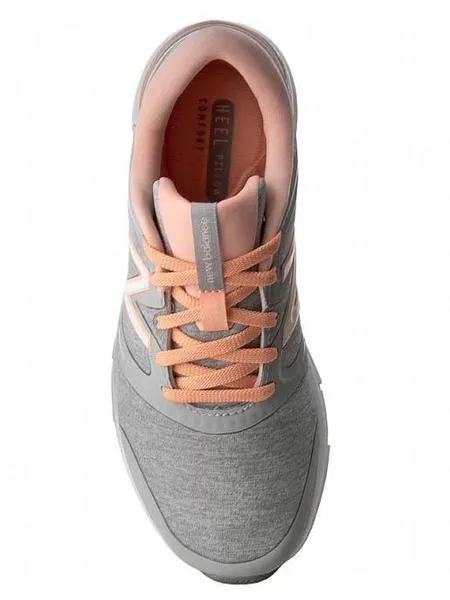zapatilla new balance gris/naranja
