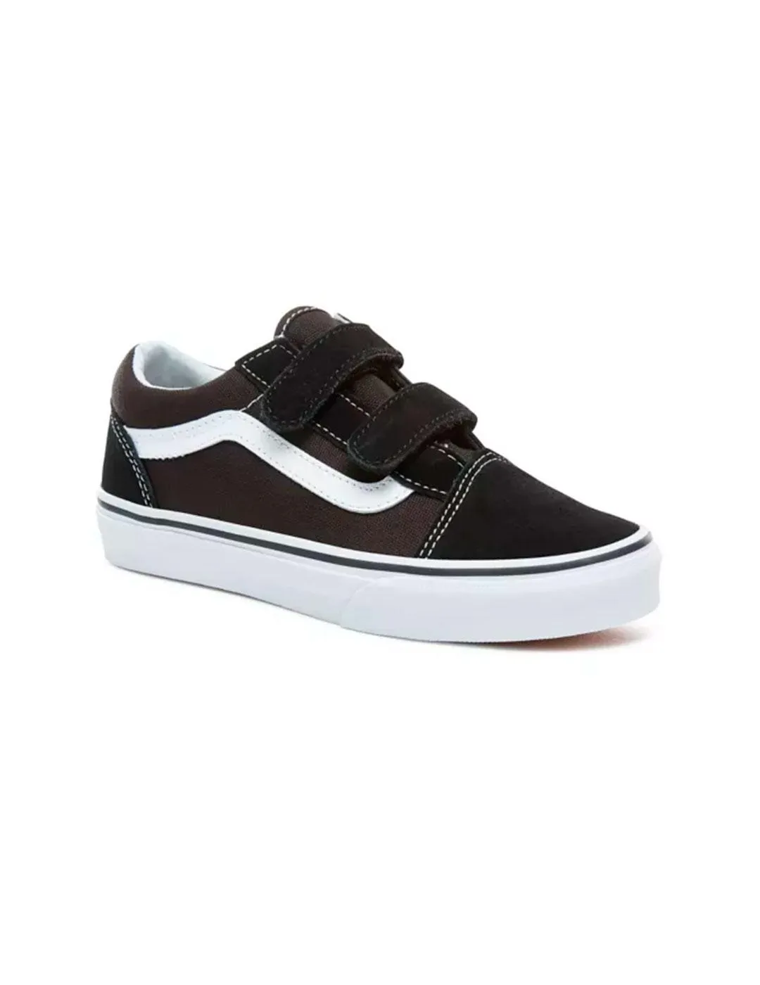Zapatilla  Unisex Vans Old Skool V Negra Blanca