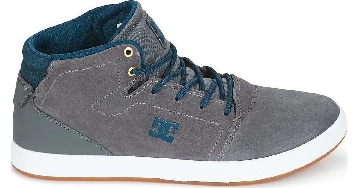 Zapatillas altas cuero DC SHOES niño CRISIS High Grey (gry) Ref. ADBS100111 Gris/azul