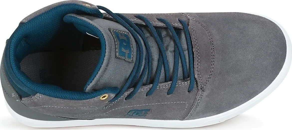 Zapatillas altas cuero DC SHOES niño CRISIS High Grey (gry) Ref. ADBS100111 Gris/azul
