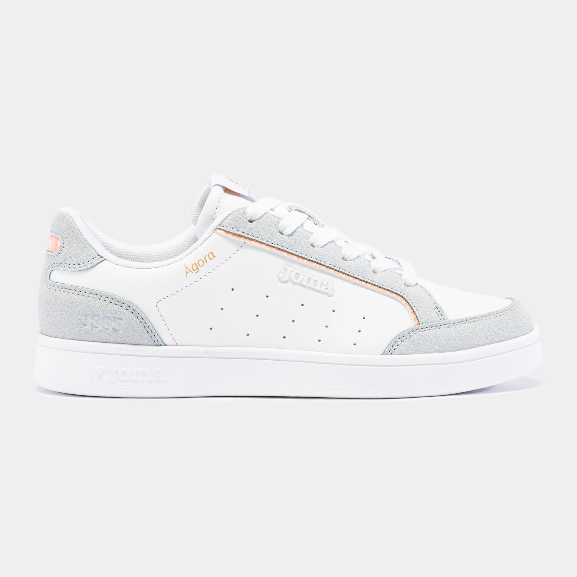 Zapatillas casual C.Agora Lady 24 mujer blanco celeste