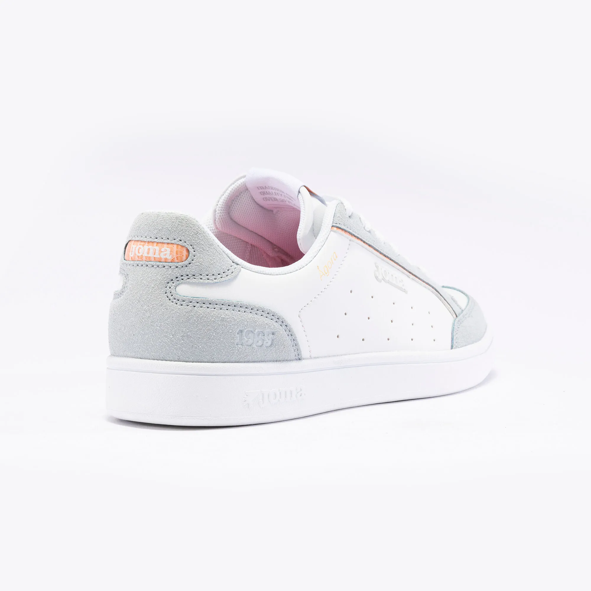 Zapatillas casual C.Agora Lady 24 mujer blanco celeste