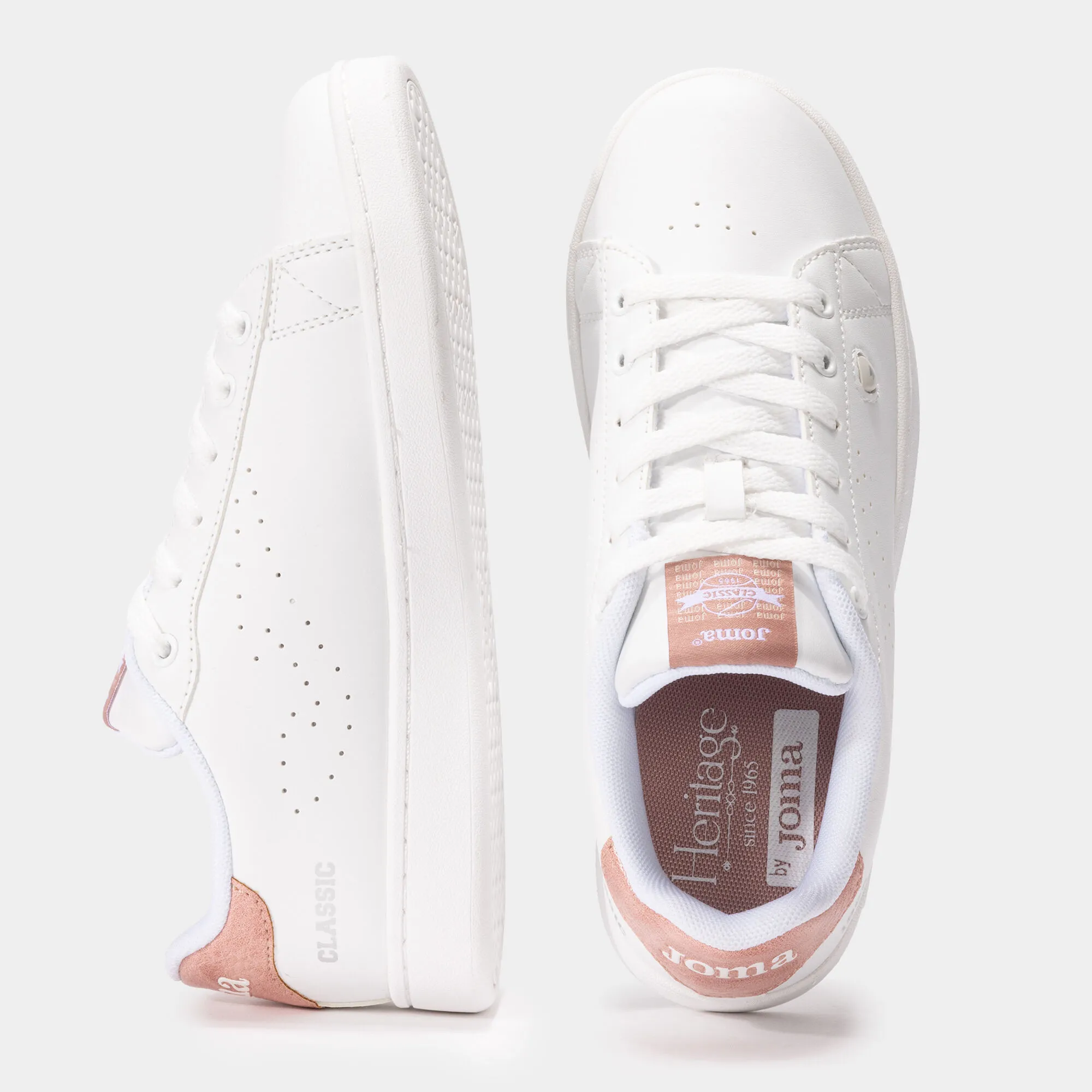 Zapatillas casual Classic Lady 24 mujer blanco rosa