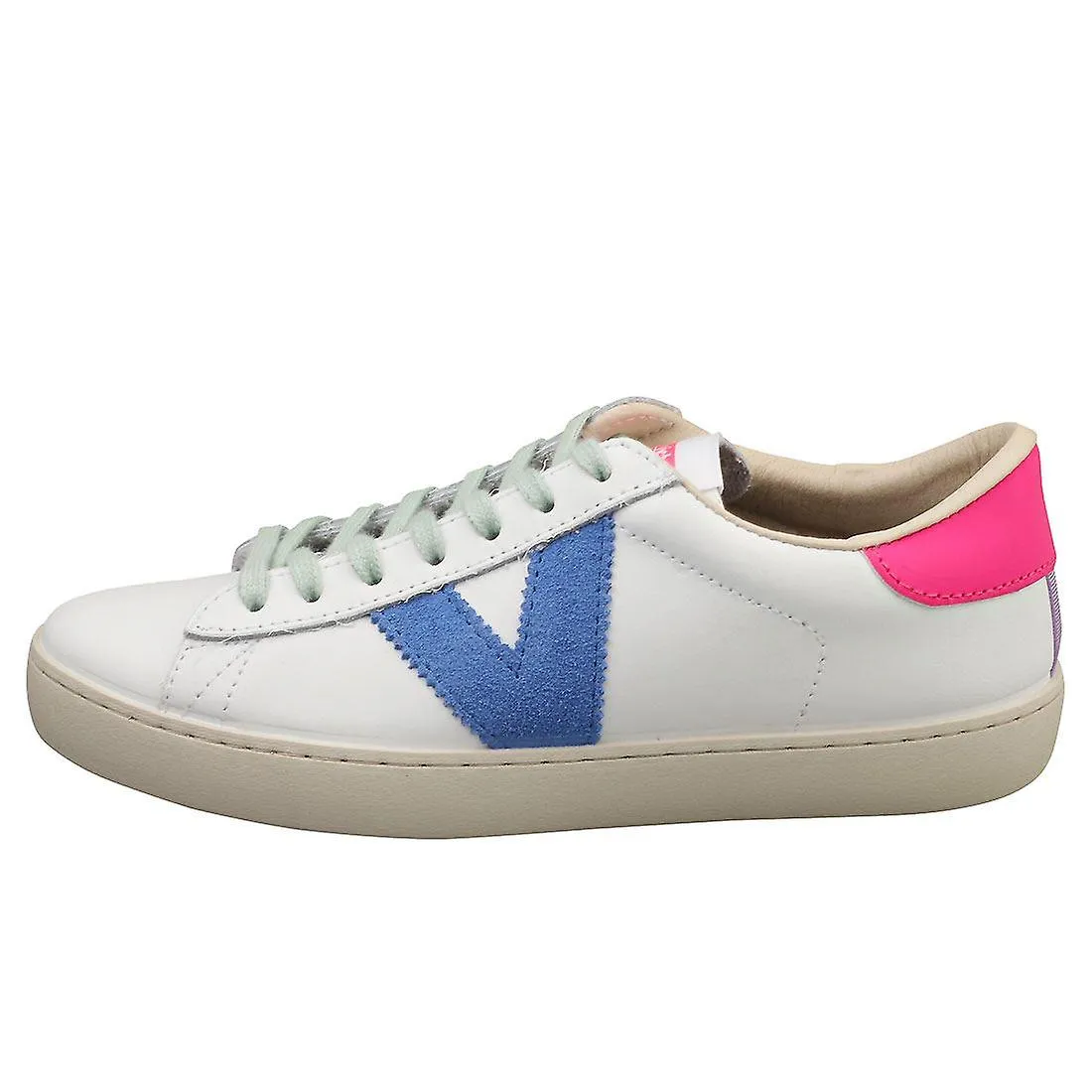 Zapatillas Casual Victoria Berlin Mujer en Blanco Azul