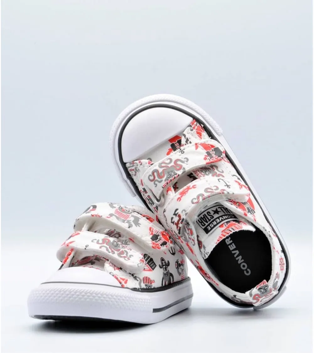 ZAPATILLAS CONVERSE TELA VELCRO PIRATAS BABY CT ALL STAR