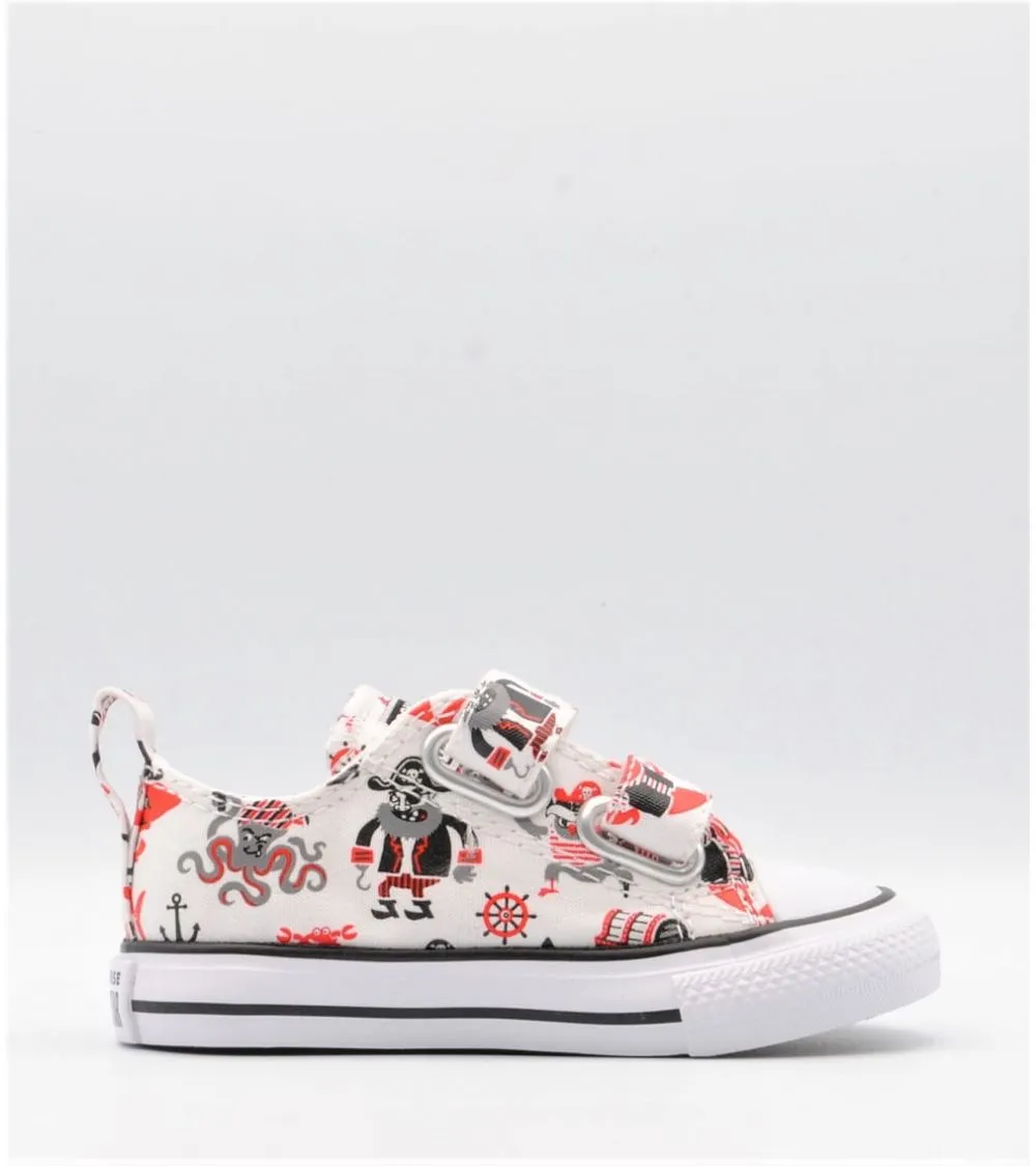 ZAPATILLAS CONVERSE TELA VELCRO PIRATAS BABY CT ALL STAR