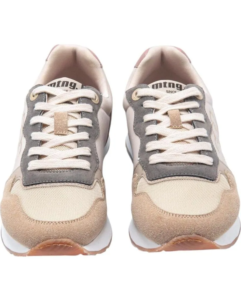Zapatillas deporte MTNG  de Mujer DEPORTIVOS DE MUJER MUSTANG 60441 EN  BEIGE