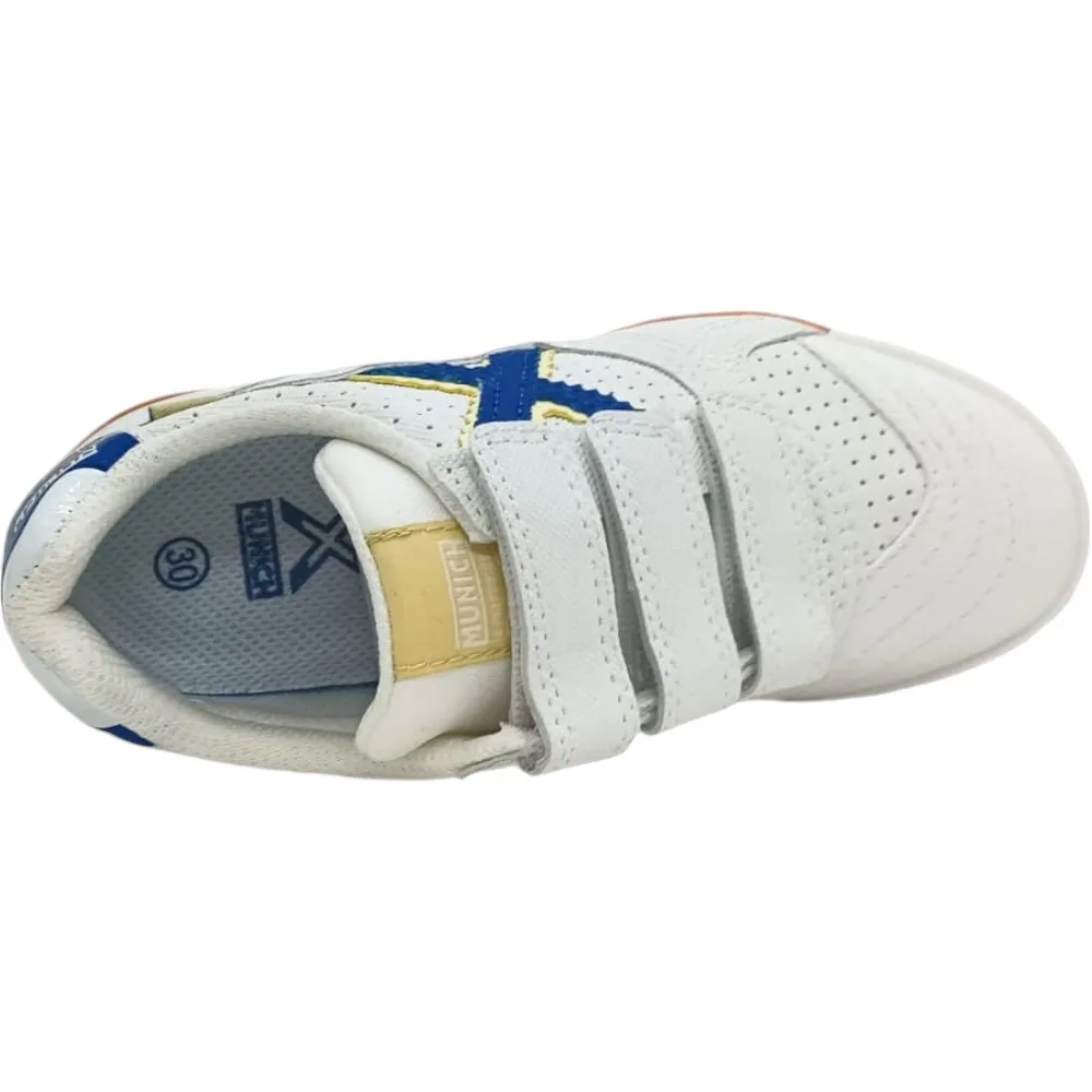 ZAPATILLAS MUNICH G3 KID VCO BLANCAS 345 1518345 FUTBOL SALA NIÑO