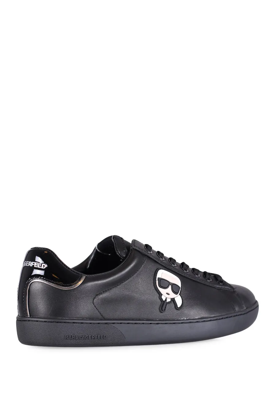 Zapatillas negras logo Ikonic 3d