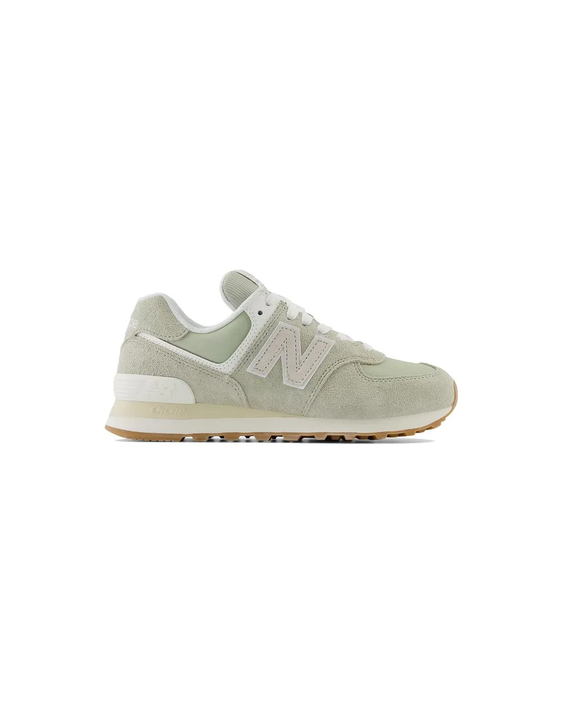 Zapatillas New Balance 574 Mujer Oliva