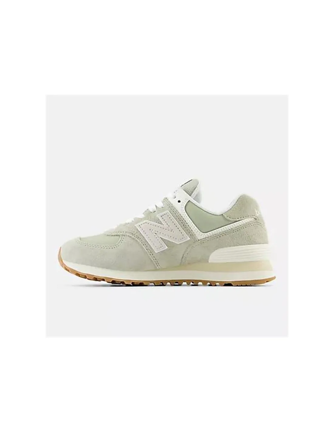 Zapatillas New Balance 574 Mujer Oliva