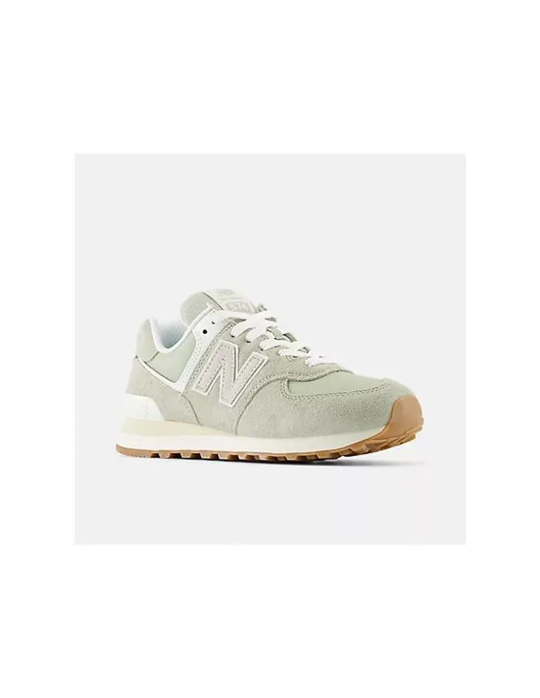 Zapatillas New Balance 574 Mujer Oliva