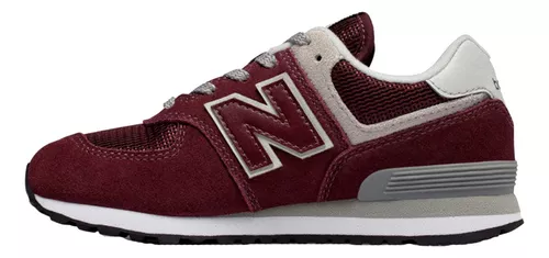 Zapatillas New Balance Mujer 574 Bordo Urbanas Ahora 6 Empo