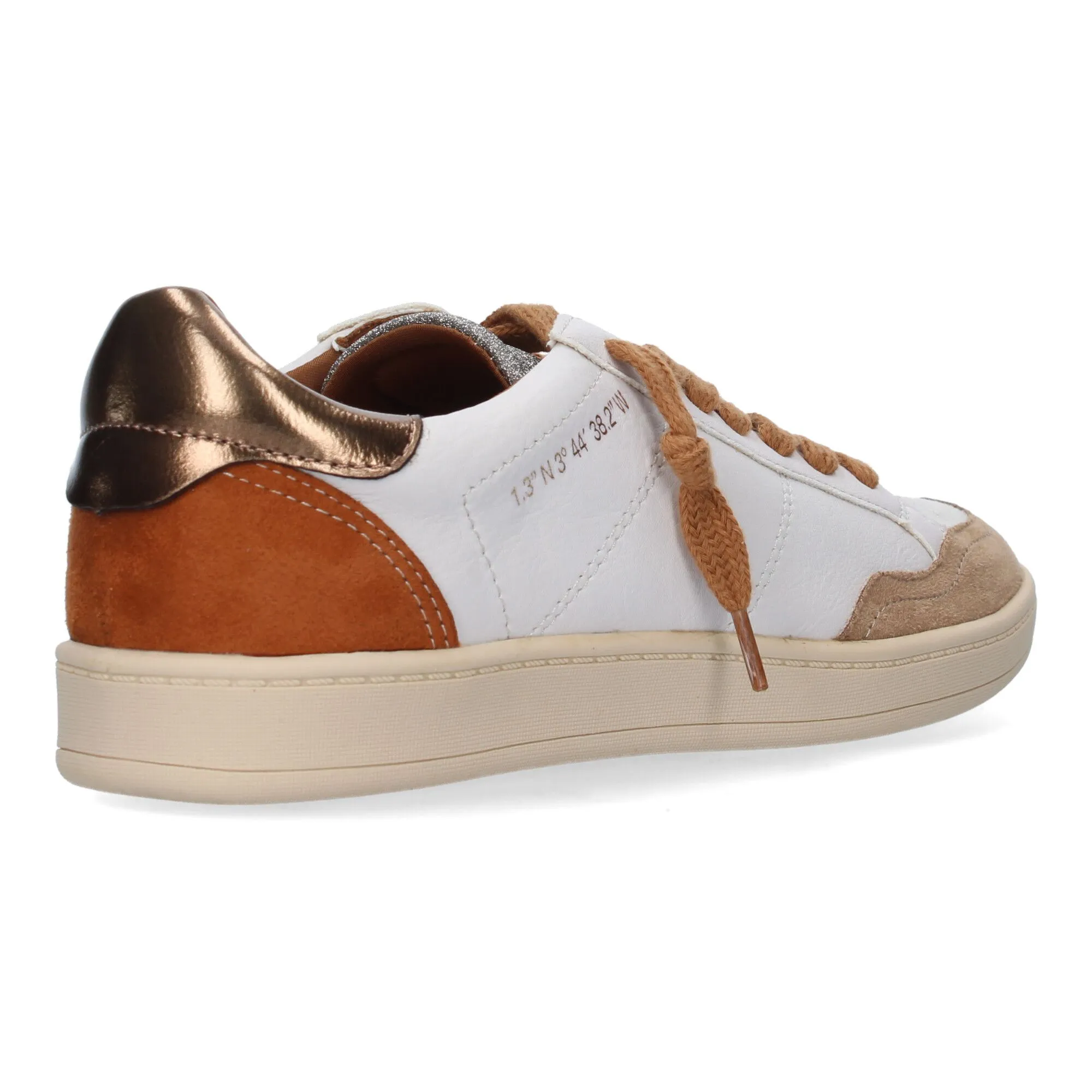 Zapatillas planas cómodas mujer color cuero M3515