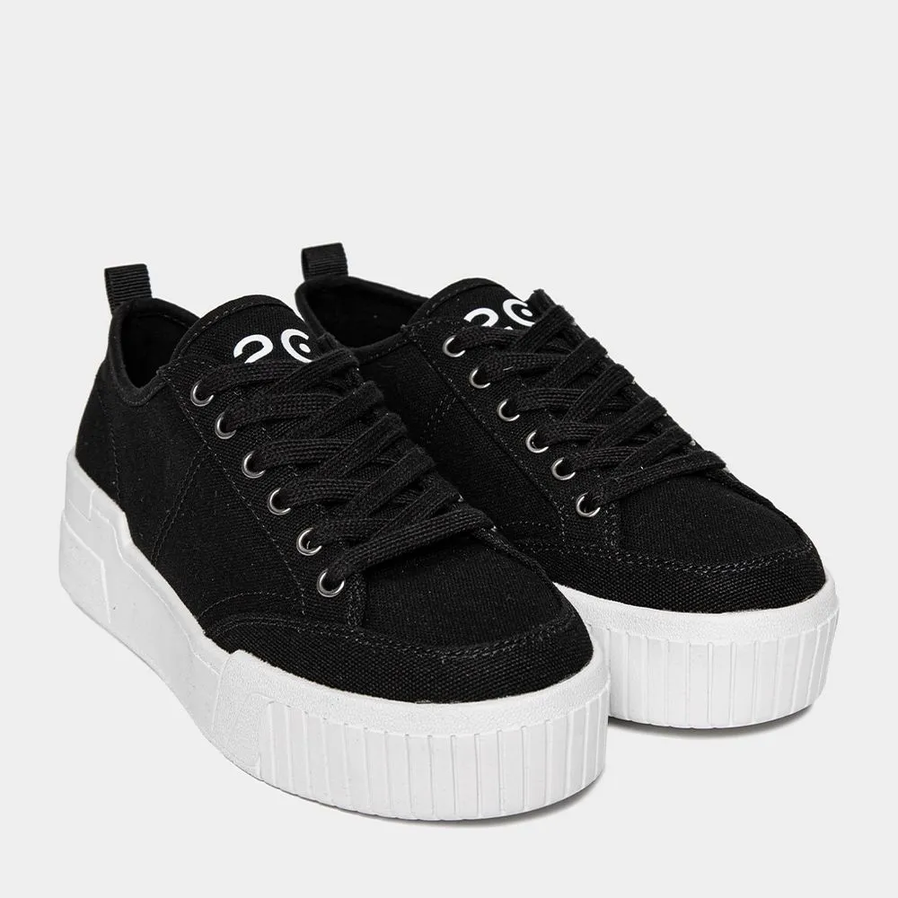 ZAPATILLAS URBANAS MUJER 2CHANGE 2CCD080 TEXTIL COLOR NEGRO