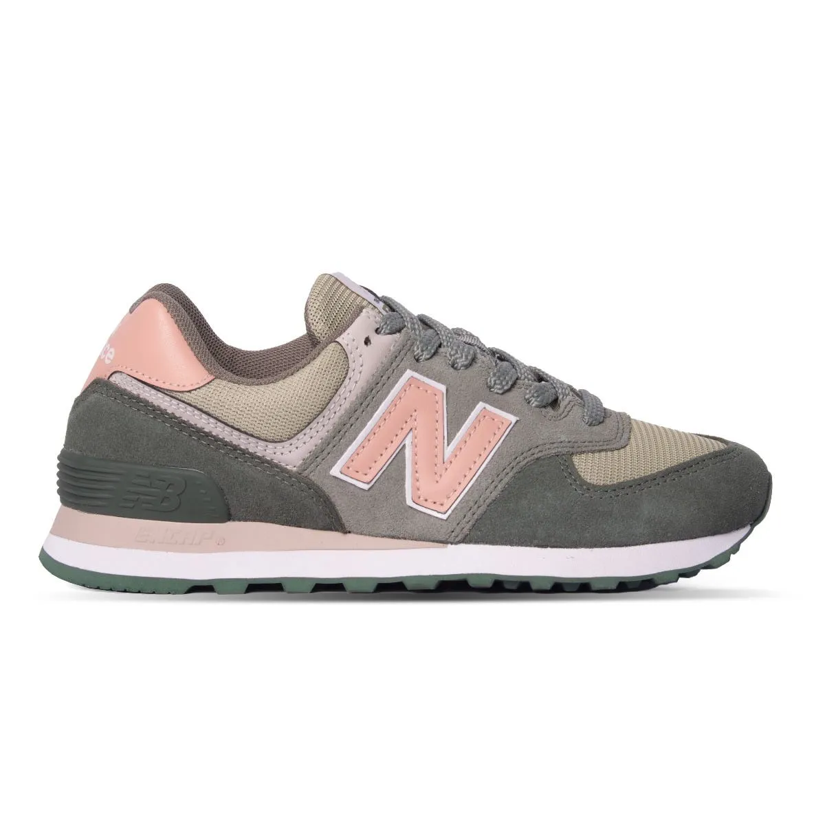 Zapatillas Urbanas Mujer New Balance 574 Verde Multicolor
