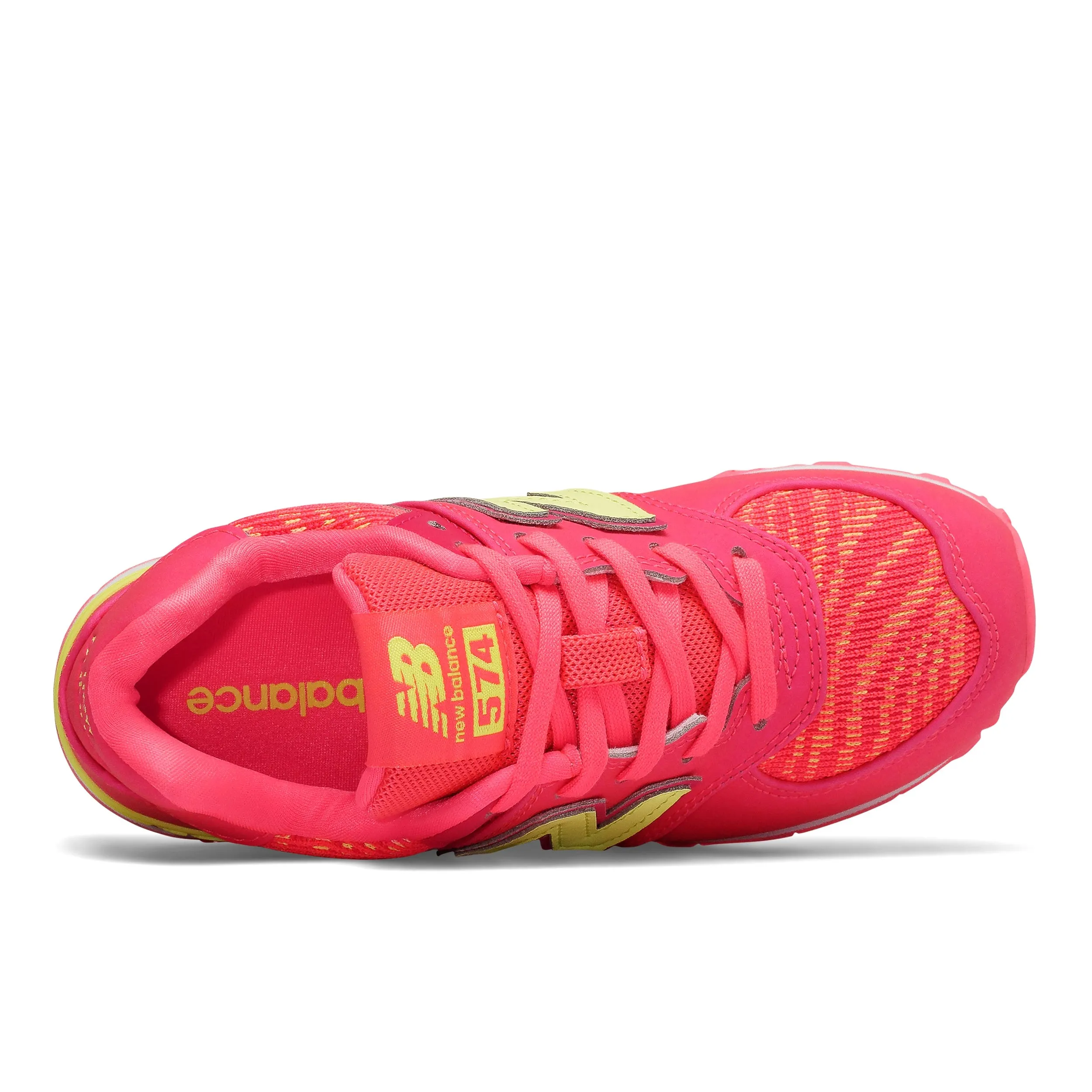Zapatillas Urbanas Niña New Balance 574 Fucsia/Amarilla