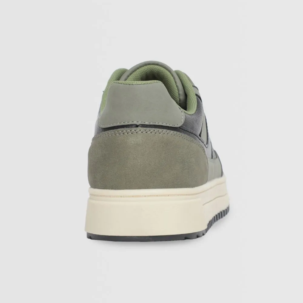 Zapatillas Urbanas Para Hombre Malabar Pu Paco Verde Militar