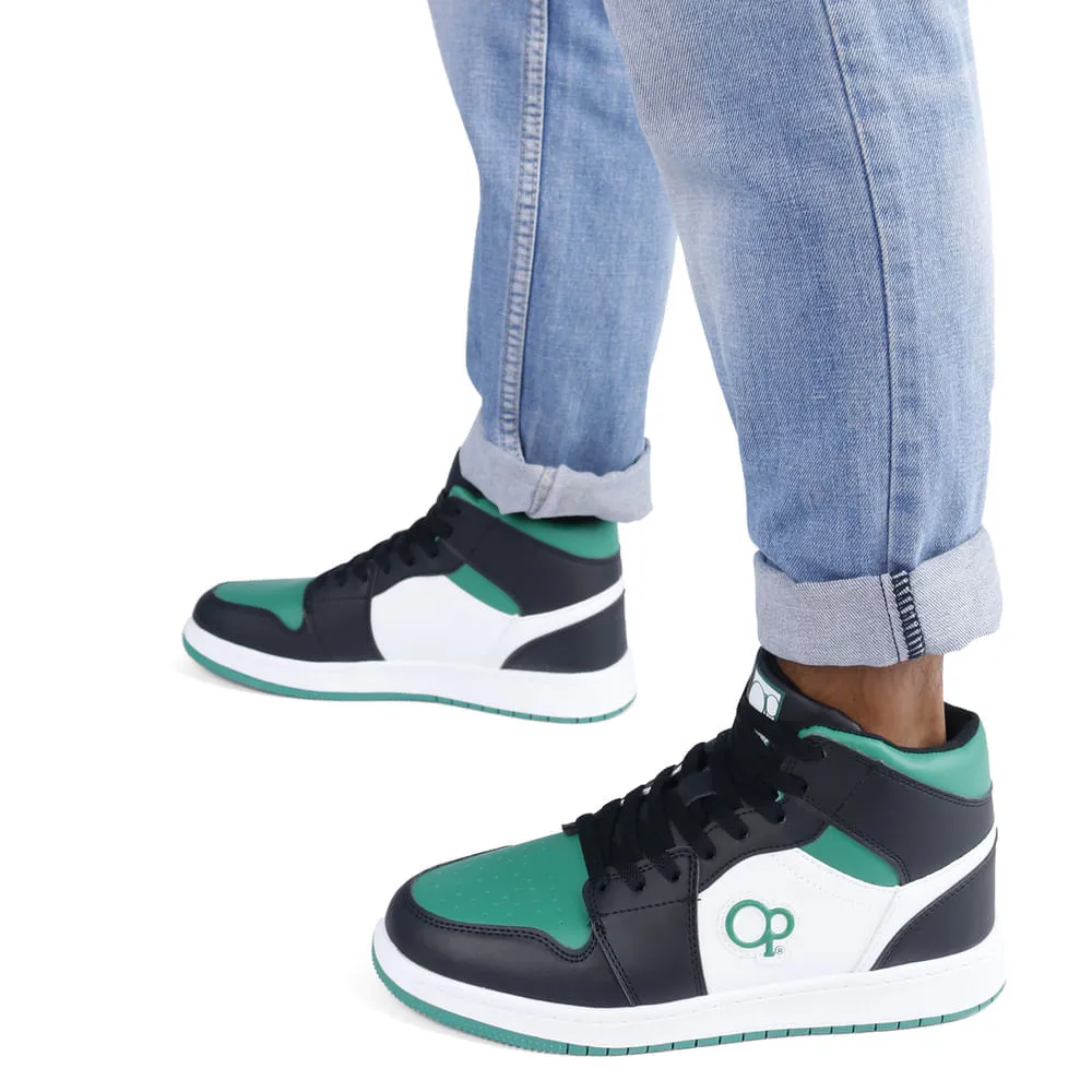 ZAPATILLAS URBANAS PARA HOMBRE OCEAN PACIFIC KUNSITEH NEGRO VERDE