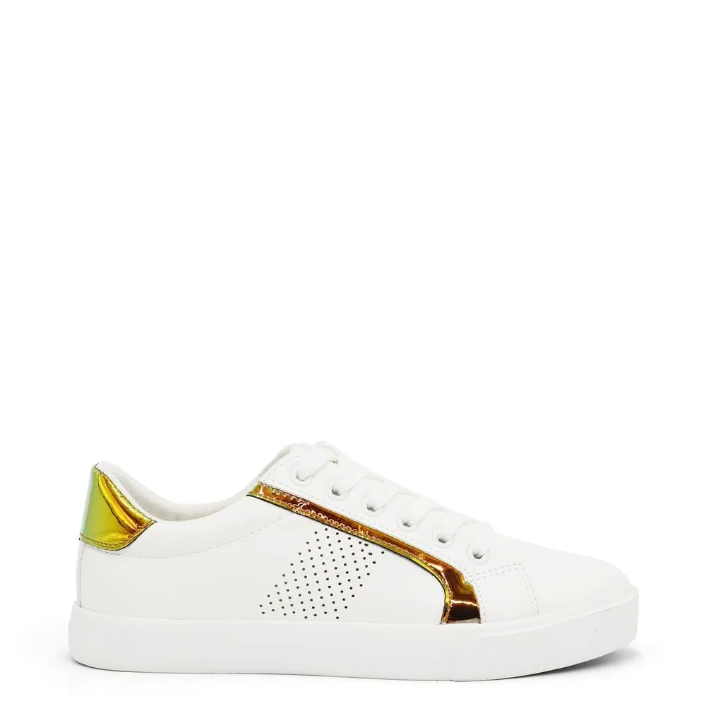 ZAPATILLAS URBANAS PARA MUJER APOLO APL2268L BLANCO DORADO