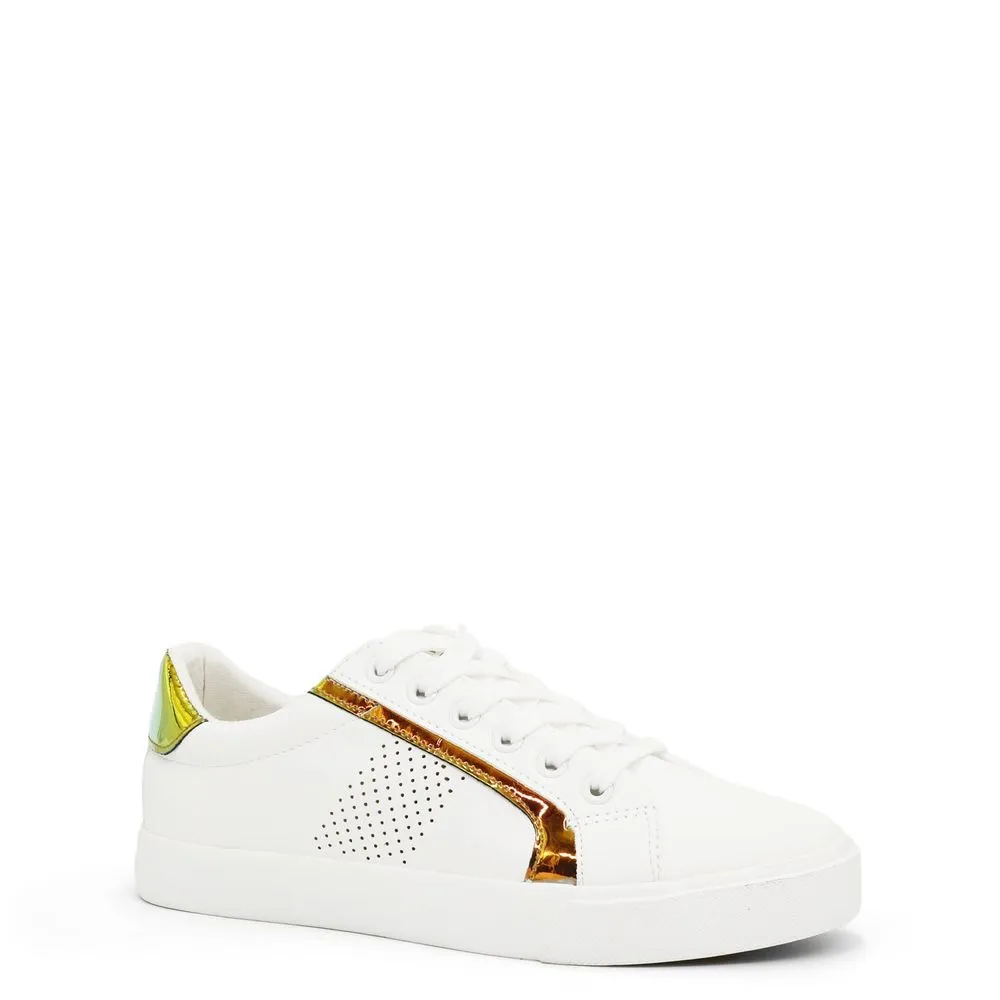ZAPATILLAS URBANAS PARA MUJER APOLO APL2268L BLANCO DORADO