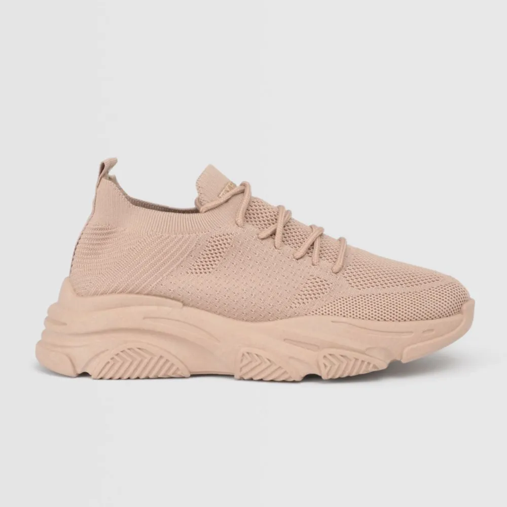 Zapatillas Urbanas Para Mujer Hypnotic Tejido Yeez 1 Beige