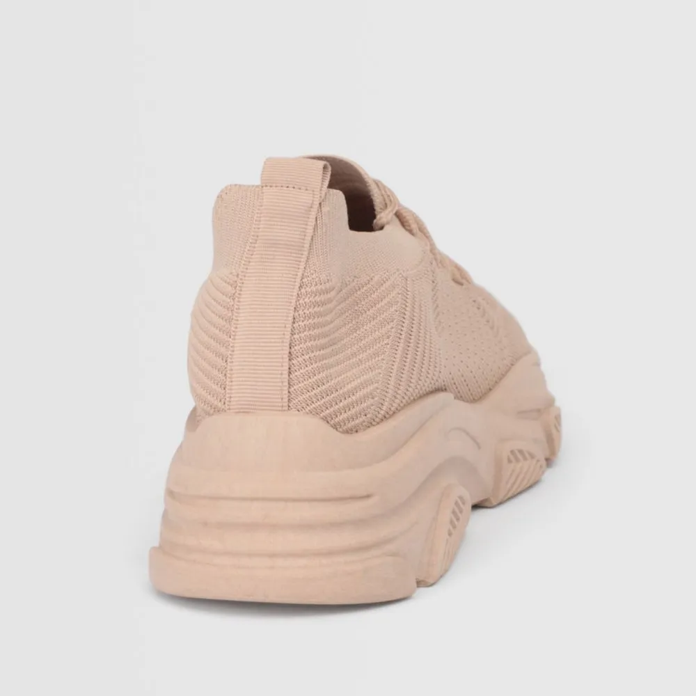 Zapatillas Urbanas Para Mujer Hypnotic Tejido Yeez 1 Beige