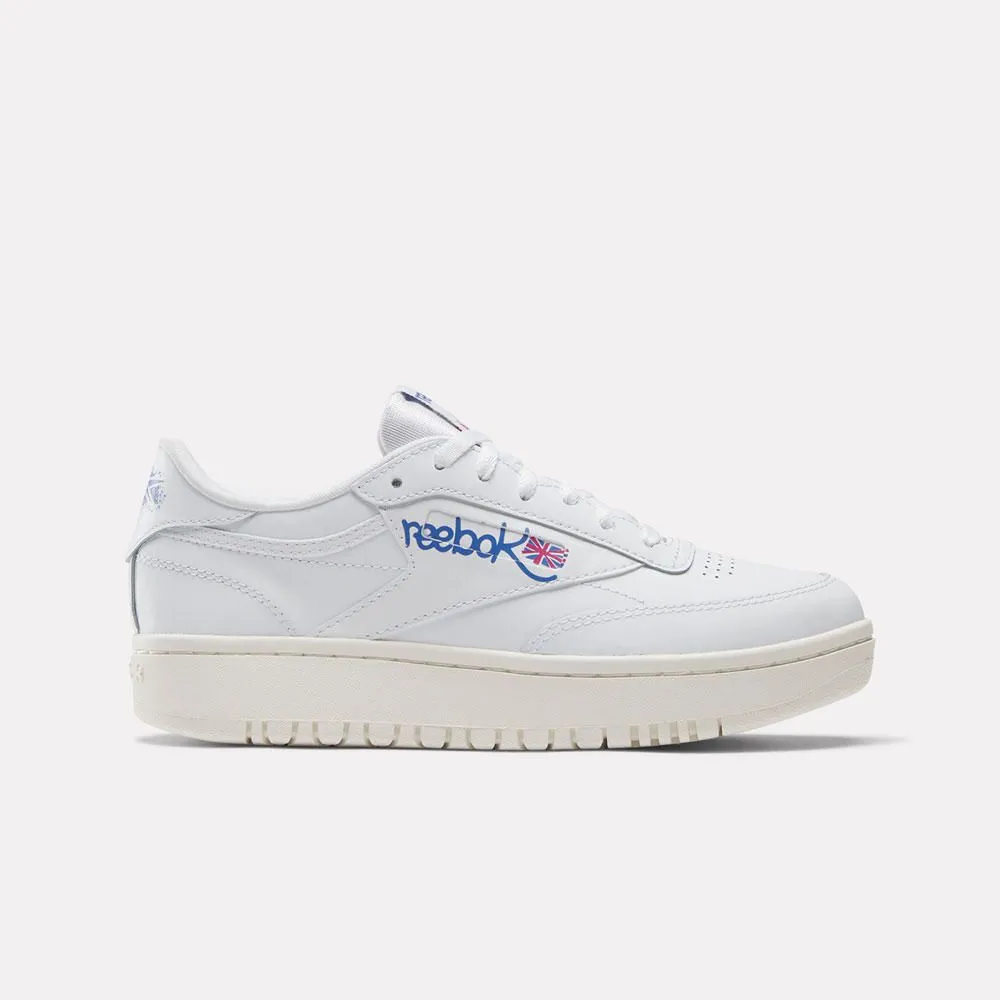 Zapatillas Urbanas Reebok Para Mujer 100074478 Club C Double Blanco