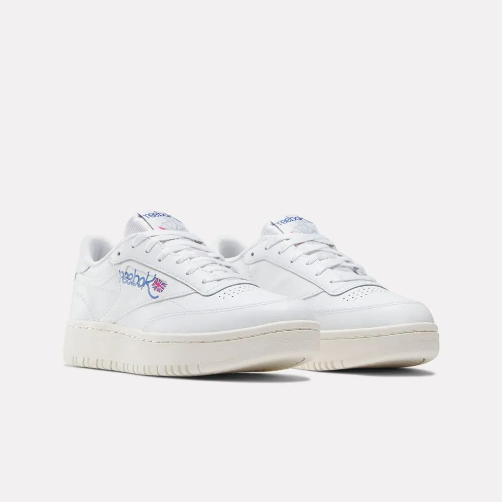 Zapatillas Urbanas Reebok Para Mujer 100074478 Club C Double Blanco