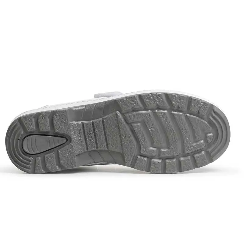 ZAPATO SANITARIO BLANCO LISO CON VELCRO MILAN SCL  DIAN