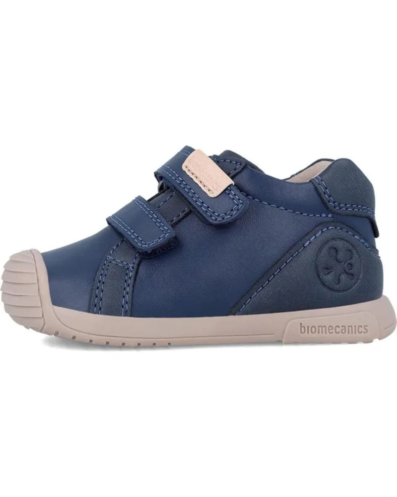 ZAPATOS BIOMECANICS  DE NIñO 241126A789 ZAPATO SPORT COLOR Y JEANS  AZUL
