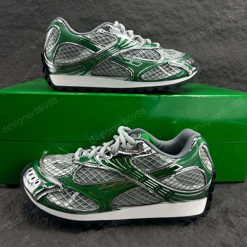 Zapatos de diseñador órbita de órbita corredor zapatos casuales mujeres hombres entrenadores de cuero de lujo de cuero de cuero 