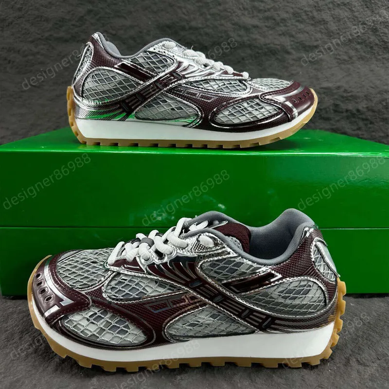 Zapatos de diseñador órbita de órbita corredor zapatos casuales mujeres hombres entrenadores de cuero de lujo de cuero de cuero 