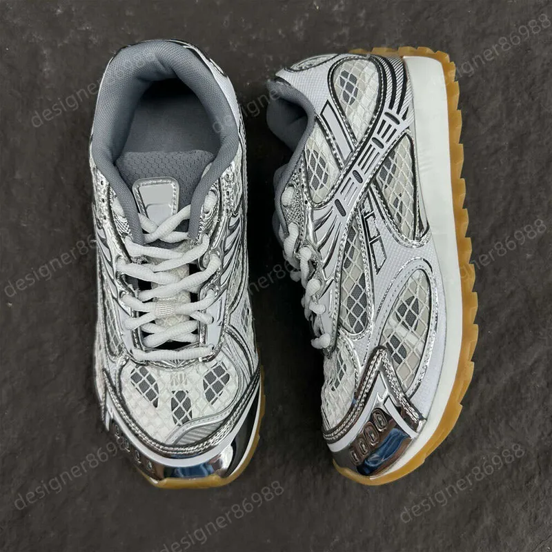 Zapatos de diseñador órbita de órbita corredor zapatos casuales mujeres hombres entrenadores de cuero de lujo de cuero de cuero 