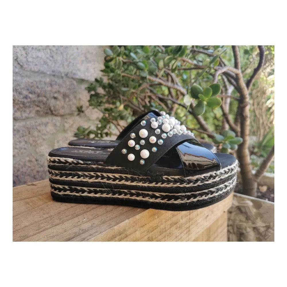 Zueco con plataforma 8053 TOP3SHOES
