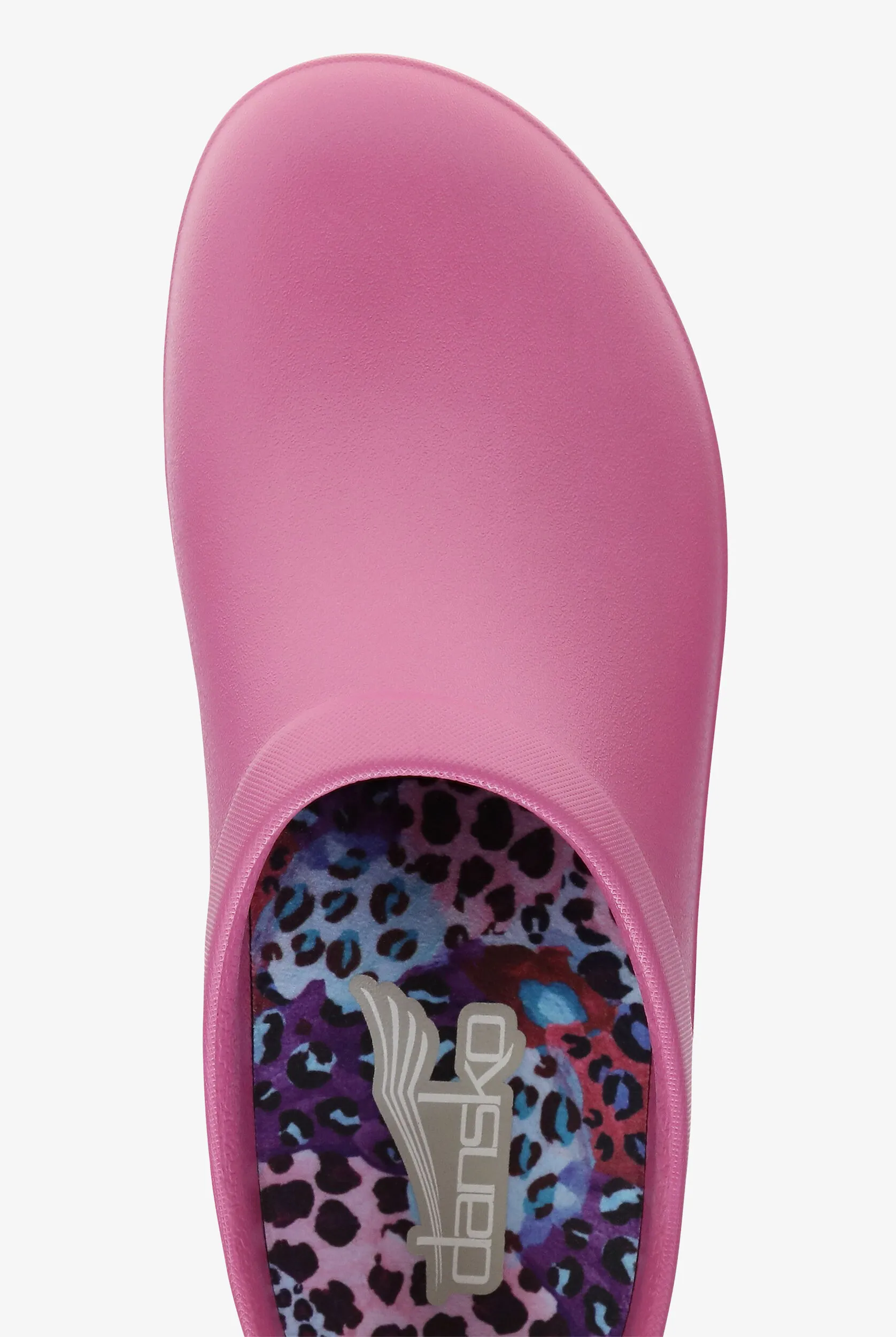 Zuecos Dansko Kaci SR Fuchsia con talón abierto para mujer