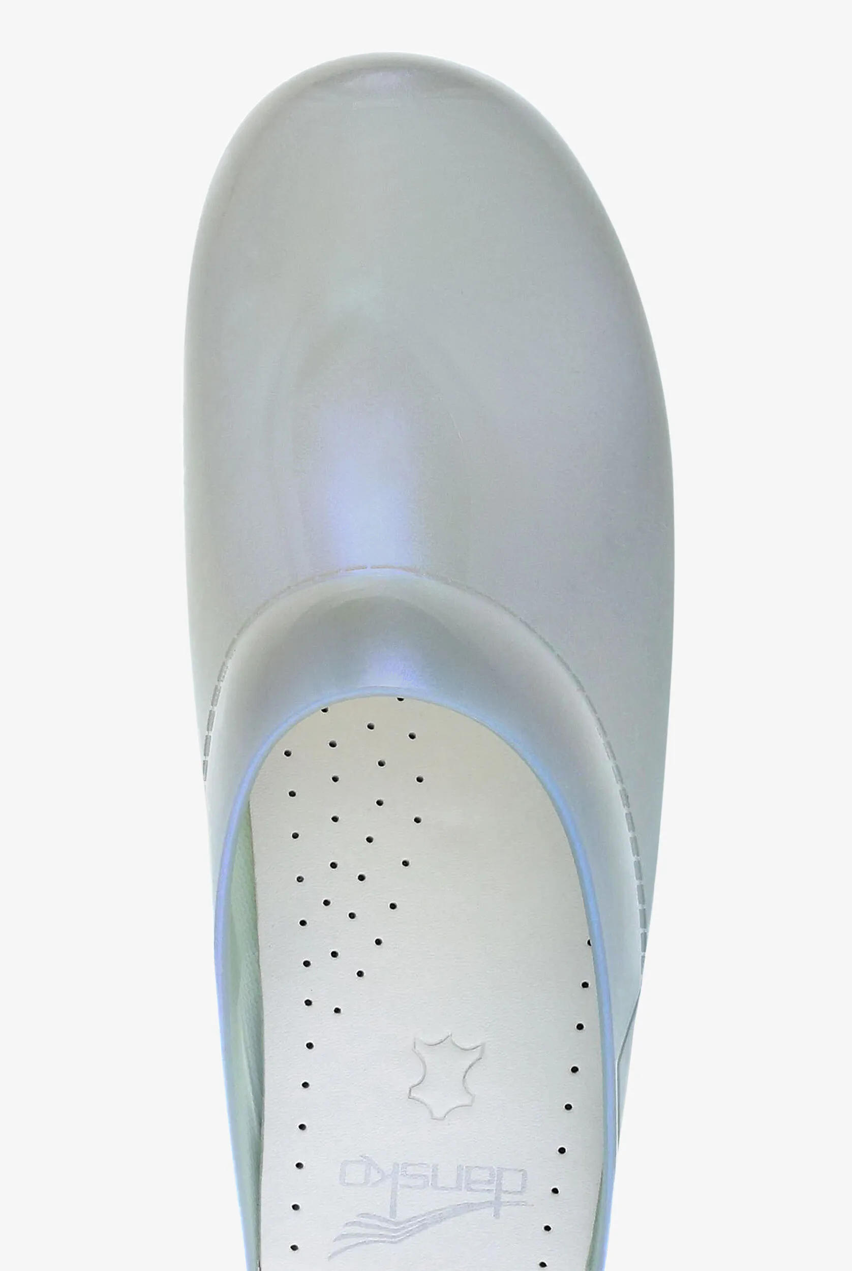 Zuecos de enfermería Dansko Sonja Sky Translucent para mujer